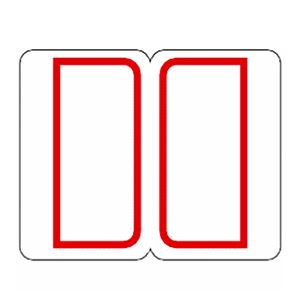 （まとめ） ライオン事務器 インデックスラベル27×34mm 赤 RL1 1パック（180片：9片×20シート） 【×30セット】