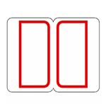 （まとめ） ライオン事務器 インデックスラベル27×34mm 赤 RL1 1パック（180片：9片×20シート） 【×30セット】