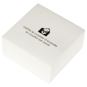 （まとめ） エトランジェ・ディ・コスタリカブロックメモ 100×100mm ホワイト BLM-A-02 1冊 【×10セット】