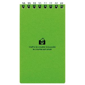 （まとめ） エトランジェ・ディ・コスタリカWリングメモ アップルグリーン CUO-28-06 1冊 【×30セット】
