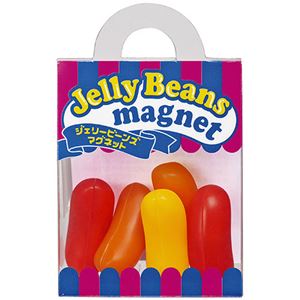 （まとめ） ライオン事務器ジェリービーンズマグネット トロピカル JM-5 1パック（5個10片） 【×10セット】