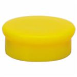 （まとめ） ライオン事務器 マグネット画鋲直径20mm×高さ8mm 黄 MB-20F 1箱（6個） 【×30セット】
