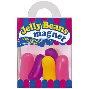 （まとめ） ライオン事務器ジェリービーンズマグネット ベリー JM-5 1パック（5個10片） 【×10セット】