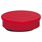 （まとめ） ライオン事務器 マグネット画鋲直径30mm×高さ10mm 赤 MB-30F 1箱（5個） 【×30セット】