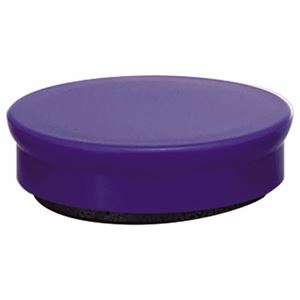 （まとめ） ライオン事務器 マグネット画鋲直径30mm×高さ10mm 青 MB-30F 1箱（5個） 【×30セット】