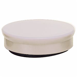 （まとめ） ライオン事務器 マグネット画鋲直径30mm×高さ10mm 白 MB-30F 1箱（5個） 【×30セット】