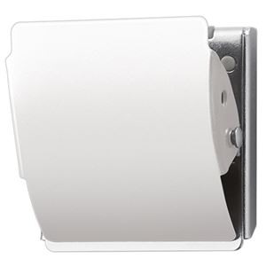 （まとめ） プラス マグネットクリップ ホールド Lホワイト CP-047MCR 1個 【×10セット】