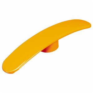 （まとめ） ライオン事務器 マグネットバー ペケピタバータイプ 幅86×奥行17×高さ12mm オレンジ MB-86 1パック（2個） 【×10セット】