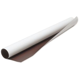 マグエックス マグネットカラーシートタテ600×ヨコ500×厚さ0.8mm 白 MSC-08-5060W 1セット（6枚）