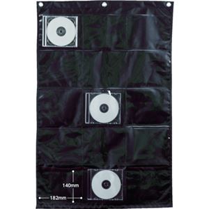 TRUSCO シートポケットCD15枚用 SP-CD15 1枚