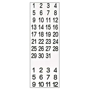 （まとめ） ライオン事務器 マグネットシート数字「1~31」 CP-603 1枚 【×10セット】