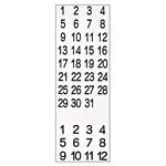 （まとめ） ライオン事務器 マグネットシート数字「1~31」 CP-603 1枚 【×10セット】