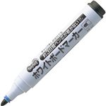 （まとめ） TANOSEE ホワイトボードマーカーノンドライタイプ 中字・丸芯 黒 1本 【×50セット】
