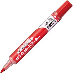 （まとめ） ぺんてる ノックル ボードにフィットホワイトボードマーカー 細-中字・ソフト丸芯 赤 EMWL5SBF-B 1本 【×30セット】