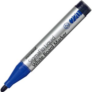 （まとめ） モナミ ホワイトボード用マーカーSigmaFlo Liquid 太字 青 18415 1本 【×50セット】