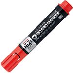 （まとめ） ゼブラ ボードマーカーEZ 中字・丸芯赤 YYS17-R 1セット（10本） 【×5セット】