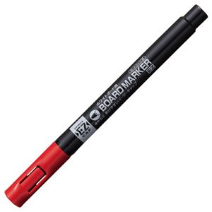 （まとめ） ゼブラ ボードマーカーEZ 細字・丸芯赤 YYSS17-R 1セット（10本） 【×5セット】