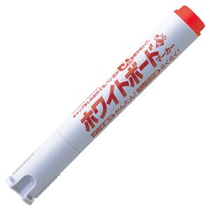 （まとめ） シヤチハタアートライン潤芯ホワイトボードマーカー 太字角芯 赤 70602 1本 【×30セット】