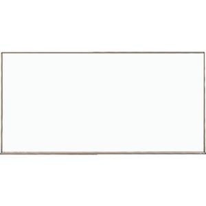 TRUSCO スチール製ホワイトボード白暗線 600×900 黒 WGH-122SA-BL 1枚