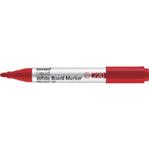 （まとめ） ライトベスト ホワイトボード用マーカー細字 赤 WB430R 1本 【×30セット】