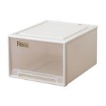 天馬 Fits フィッツケースクローゼット（ワイド） L-53 W440×D530×H300mm カプチーノ 1セット（3個）