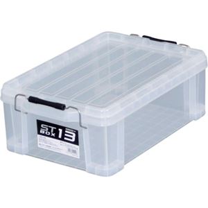 （まとめ） アステージ STボックス クリア #13ST-13CR 1個 【×5セット】