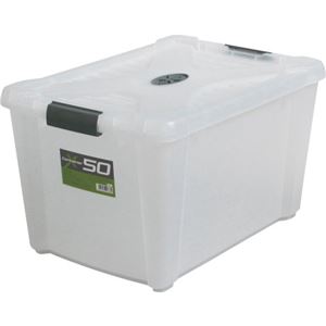 （まとめ） アステージ Xコンテナ #50クリア52L X-50CR 1個 【×2セット】