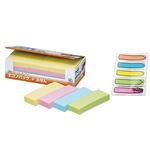 （まとめ） 3M ポスト・イット ふせんスペシャルパック 75×25mm 4色 5001-K20-OSP 1パック（24冊） 【×3セット】