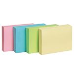 （まとめ） TANOSEE ふせん 38×50mm4色混色 1パック（20冊） 【×5セット】