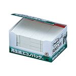 （まとめ） 3M ポスト・イット エコノパックふせん 再生紙 75×25mm ホワイト（赤帯入） 5001-W 1パック（20冊） 【×5セット】