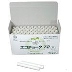 （まとめ） 日本白墨 エコチョーク72 白ECO-1 1箱（72本） 【×10セット】