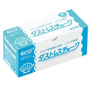 （まとめ） 日本理化学 ダストレスチョーク炭酸カルシウム製 白 DCC-72-W 1箱（72本） 【×10セット】