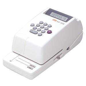 マックス 電子チェックライタ 8桁EC-310 1台