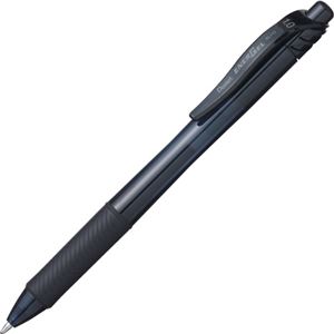 （まとめ） ぺんてる ゲルインクボールペンエナージェル・エックス 1.0mm 黒 BL110-A 1セット（10本） 【×5セット】