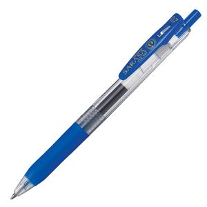 （まとめ） ゼブラ ゲルインクボールペンサラサクリップ 0.7mm 青 JJB15-BL 1セット（10本） 【×5セット】