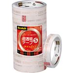 （まとめ） 3M スコッチ 超透明テープS18mm×35m BK-18N 1パック（10巻） 【×5セット】