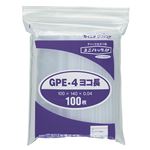 （まとめ） セイニチ ユニパックGP ヨコ長タイプヨコ140×タテ100×厚み0.04mm GPE-4ヨコナガ 1パック（100枚） 【×10セット】