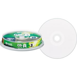 （まとめ）YAMAZEN Qriomデータ用CD-R 700MB 52倍速 ホワイトワイドプリンタブル スピンドルケース QCR-D10SP1パック(10枚) 【×30セット】