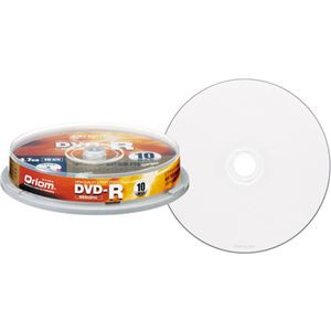 （まとめ）YAMAZEN Qriomデータ用DVD-R 4.7GB 1-16倍速 ホワイトワイドプリンタブル スピンドルケース QDR-D10SP1パック(10枚) 【×20セット】