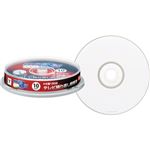 （まとめ）YAMAZEN Qriom録画用DVD-RW 120分 1-2倍速 セミプリントホワイトレーベル スピンドルケース QDRW-10SP1パック(10枚) 【×10セット】