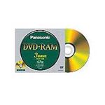 （まとめ）パナソニックデータ用DVD-RAM(カートリッジなし) 4.7GB 2-3倍速 ゴールドレーベル LM-HC47L 1枚 【×10セット】