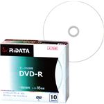 （まとめ）RiDATA データ用DVD-R4.7GB 1-16倍速 ホワイトワイドプリンタブル 5mmスリムケース D-R16X47G.PW10P SC B1パック(10枚) 【×5セット】