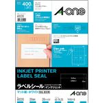（まとめ）エーワン ラベルシール[インクジェット]マット紙・ホワイト A4判 20面 42×74.25mm 60220 1冊(20シート) 【×5セット】