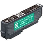 （まとめ）エコリカ リサイクルインクカートリッジ[エプソン:ITH-BK互換] ECI-EITH-B 1個 【×5セット】