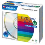 （まとめ）バーベイタム データ用DVD-RW4.7GB 4倍速 ブランドシルバー 5mmスリムケース DHW47Y10V1 1パック(10枚) 【×3セット】