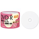 （まとめ）TANOSEE 三菱ケミカルメディアデータ用DVD-R 4.7GB 1-16倍速 ホワイトワイドプリンタブル 詰め替え用 DHR47JP50TT1パック(50枚) 【×3セット】