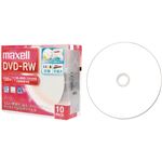 （まとめ）マクセル 録画用DVD-RW 120分1-2倍速 ホワイトワイドプリンタブル 5mmスリムケース DW120WPA.10S 1パック(10枚) 【×3セット】