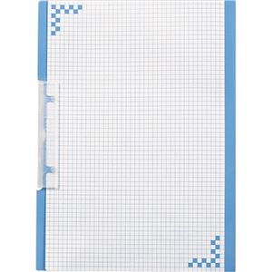 （まとめ）ヒサゴ 折り込み下敷き付キャリーバインダー A4タテ ブルー BH01A4B 1箱(5冊) 【×3セット】