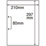 （まとめ）TANOSEE 用紙 (白紙・A4)2穴 1セット(500枚:100枚×5冊) 【×3セット】