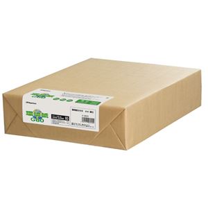 （まとめ）長門屋商店 環境紙G80 A4 厚口ナ-K8572 1冊(500枚) 【×3セット】